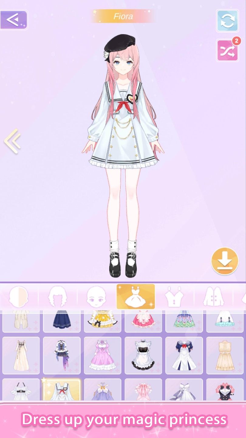 魔法公主的奇妙换装日记官方版(MagicPrincess)截图2