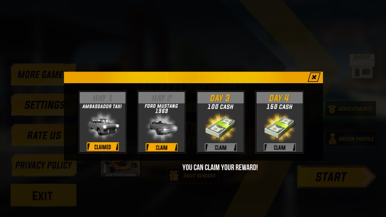 出租车模拟器破解版无限金币Sports Car Taxi Driver Simulator 2019截图1