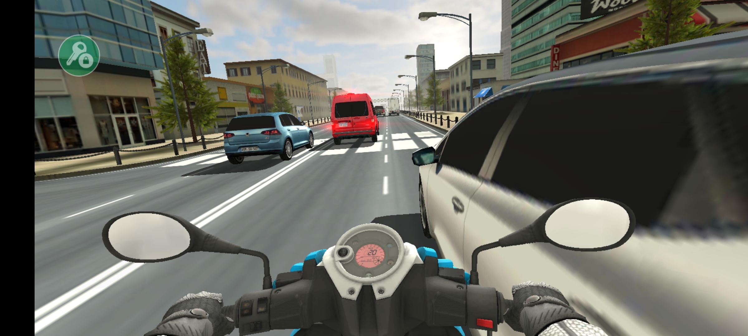 公路骑手内置修改器版(Traffic Rider)截图1