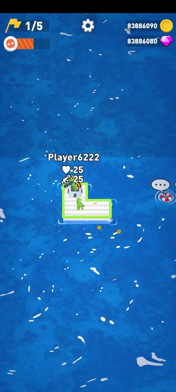 筏战疯狂海战破解版War of Rafts截图1