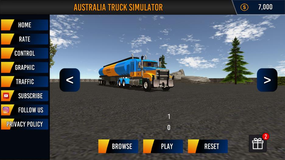 大洋洲卡车模拟器游戏官方版(Australia Truck Simulator)截图1