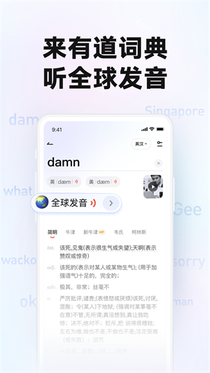 网易有道词典全球发音去广告版截图1